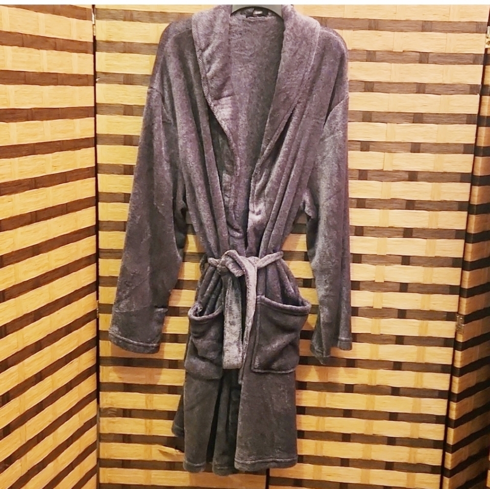 Plush robe mens